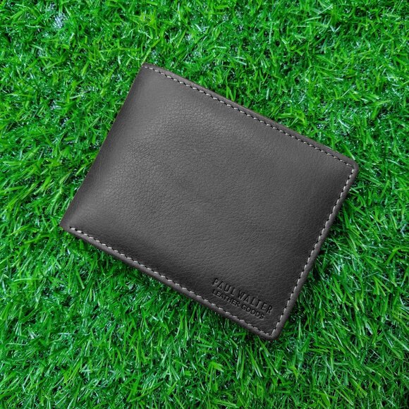 Men's Premium Bifold Leather Wallet with RFID Blocking - Picture 4 of 5